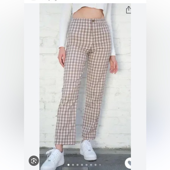 Brandy Melville Tilden pants ( I think ) plaid size 27 - Picture 1 of 4